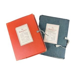 Portfolio of ART MASTERPIECES book of the month club‎ Volume 3 and 4 set
